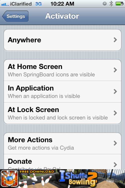 Activator for iOS Gets a Major Update