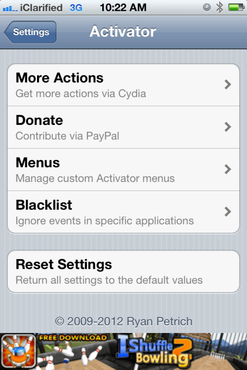 Activator for iOS Gets a Major Update