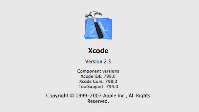 Xcode 2.5 Developer Tools Update
