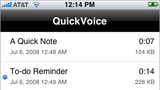 QuickVoice Recorder Released for the iPod