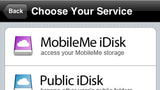 A.I.Disk for iPhone Connects To MobileMe iDisk