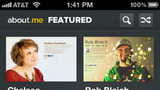 About.me Launches an iPhone App