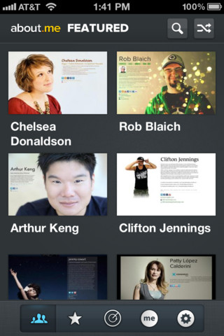About.me Launches an iPhone App