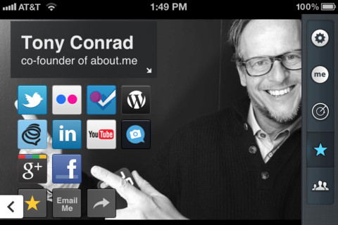 About.me Launches an iPhone App