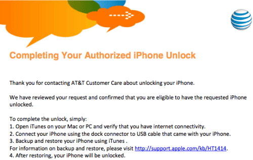 How to Get Your iPhone Unlocked by AT&amp;T