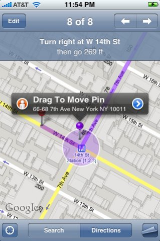 iPhone 2.2 Firmware Adds Public Transit/Walking Directions