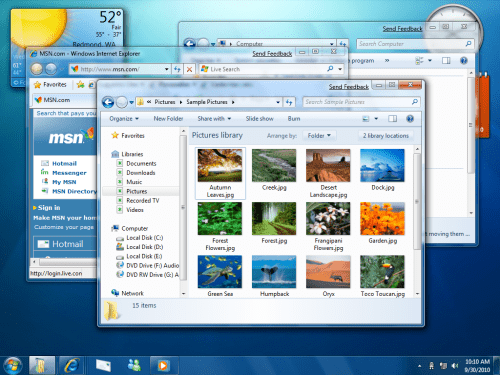 A First look at Windows 7 [Screenshots]