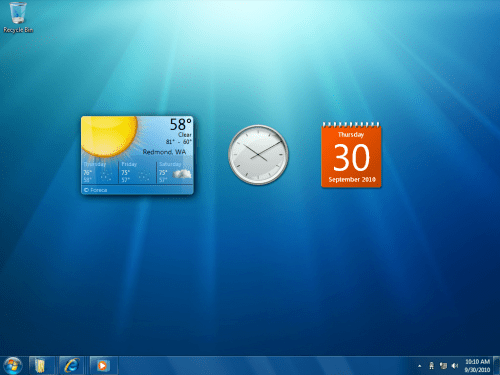 A First look at Windows 7 [Screenshots]