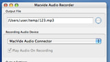Macvide Audio Recorder 2.0 for OS X