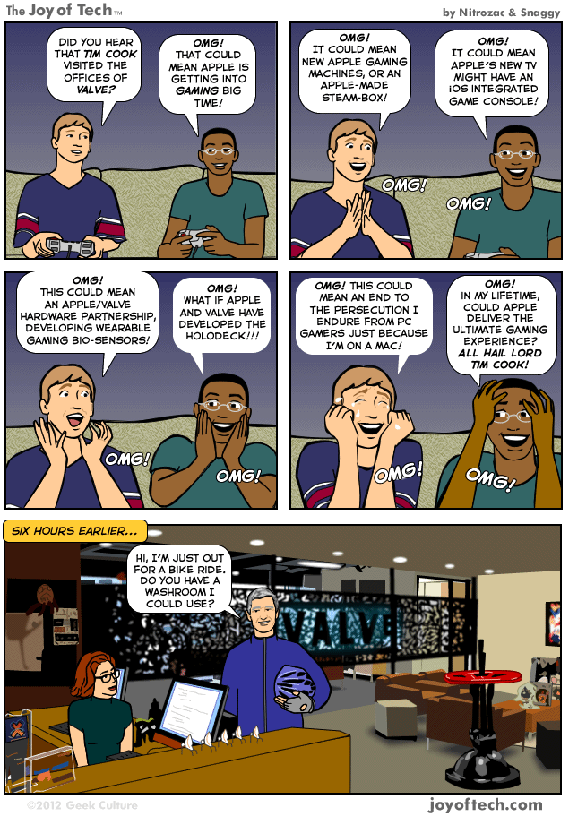 Valve Co-Founder Says They Didn&#039;t Meet With Apple CEO Tim Cook