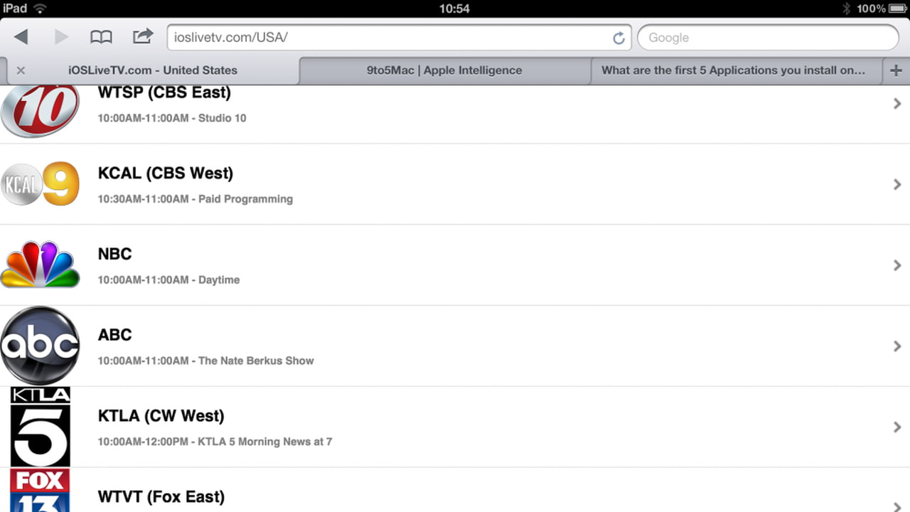 iOSLiveTV is Freely Streaming AirPlay Compatible TV to Your iOS Device ...