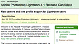 Adobe Posts Photoshop Lightroom 4.1 RC2 for Download