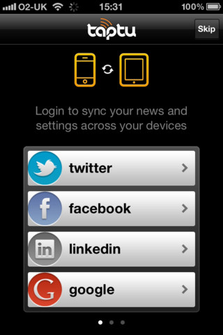 Taptu Social News Reader for iOS Gets iPad Retina Display Supprt, Device Syncing