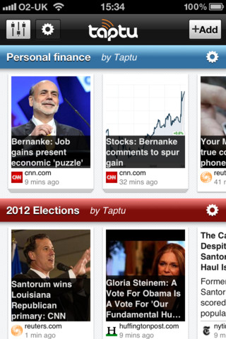 Taptu Social News Reader for iOS Gets iPad Retina Display Supprt, Device Syncing