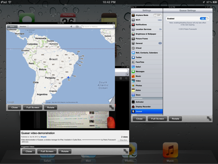 Quasar Brings Multi-Tasking Windows to the iPad [Video]