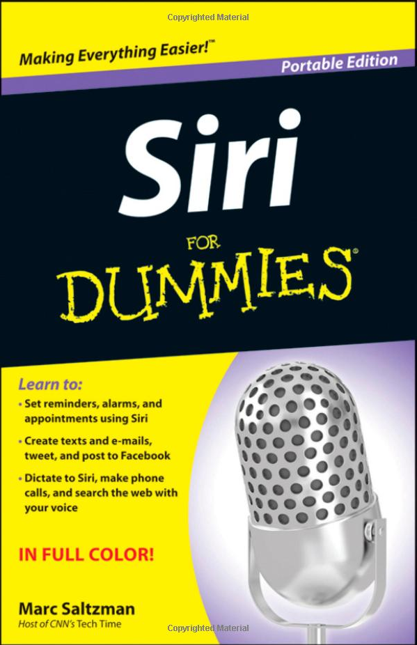 Siri for Dummies Book Now Available