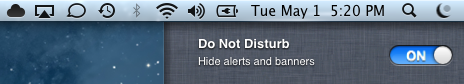 OS X Mountain Lion Update Adds &#039;Do Not Disturb&#039; Switch to Notification Center