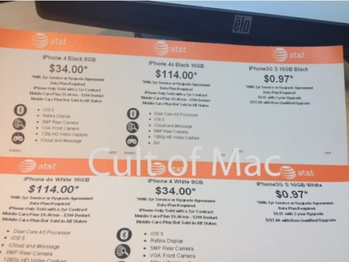 Walmart Drops Price of iPhone 4S and iPhone 4 by $74 and $54