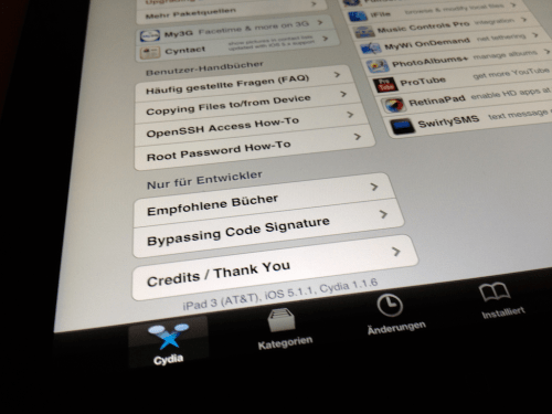 I0n1c Posts Image of Jailbroken iPad 3 on iOS 5.1.1 [Photo]