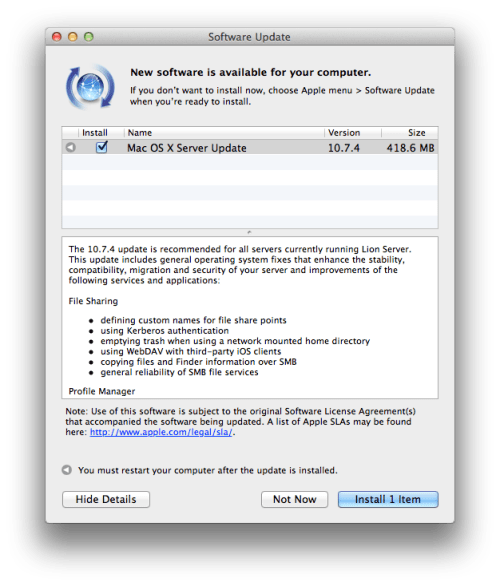 Mac OS X Lion 10.7.4 Fixes FileVault Security Issue