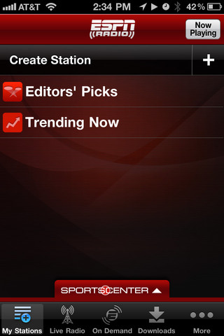 ESPN Radio for iOS Adds Offline Listening Capabilities
