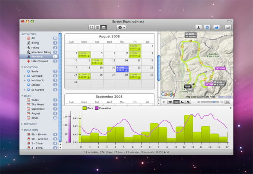 RubiTrack 1.1 - GPS Enabled Activity Tracking
