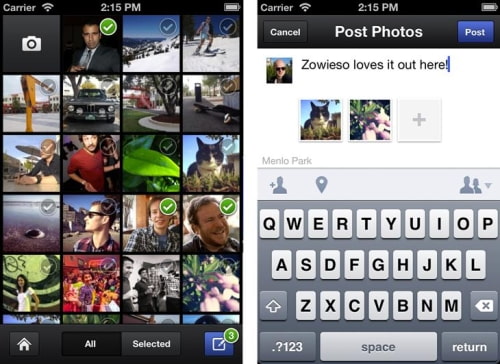 Facebook Launches Camera App for iPhone