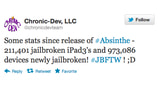 Nearly 1,000,000 iDevices Already Jailbroken With Absinthe 2.0