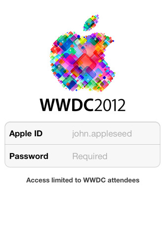 Apple Launches WWDC 2012 App for iOS