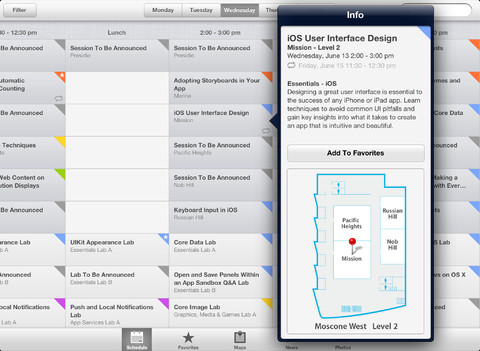 Apple Launches WWDC 2012 App for iOS