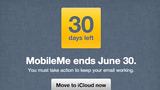 Apple Warns Users That MobileMe Ends June 30th