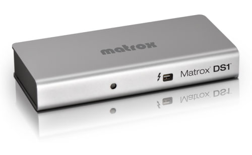 Matrox Announces DS1 Thunderbolt Docking Station