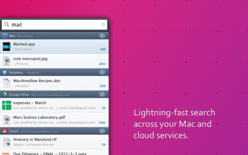 Found Searches For Files Across Your Mac and Cloud Services