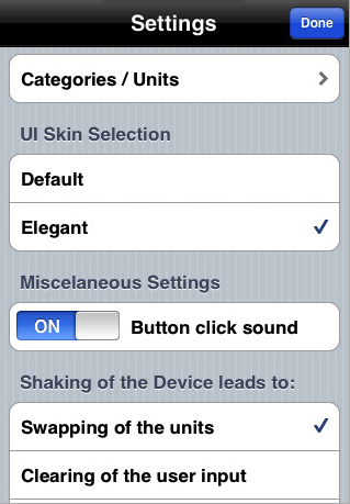 Measures 1.2 for iPhone
