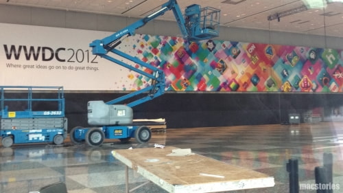 Apple Puts Up WWDC 2012 Banners at Moscone West [Photos]