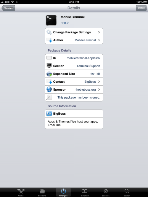 iOS 5 Compatible Version of MobileTerminal Released in Cydia