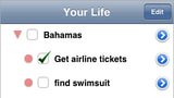 Life Balance Application for iPhone