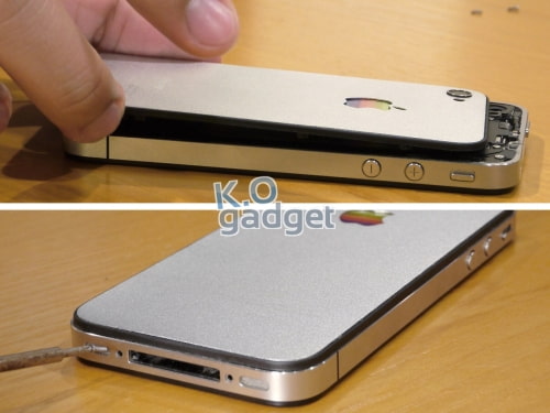 Vintage Apple Logo Aluminum Back Panel for iPhone 4/4S [Video] 