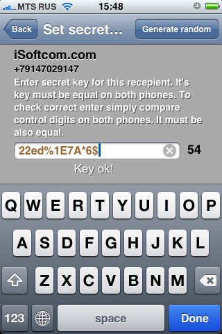 MySMS Encrypts iPhone SMS Messages