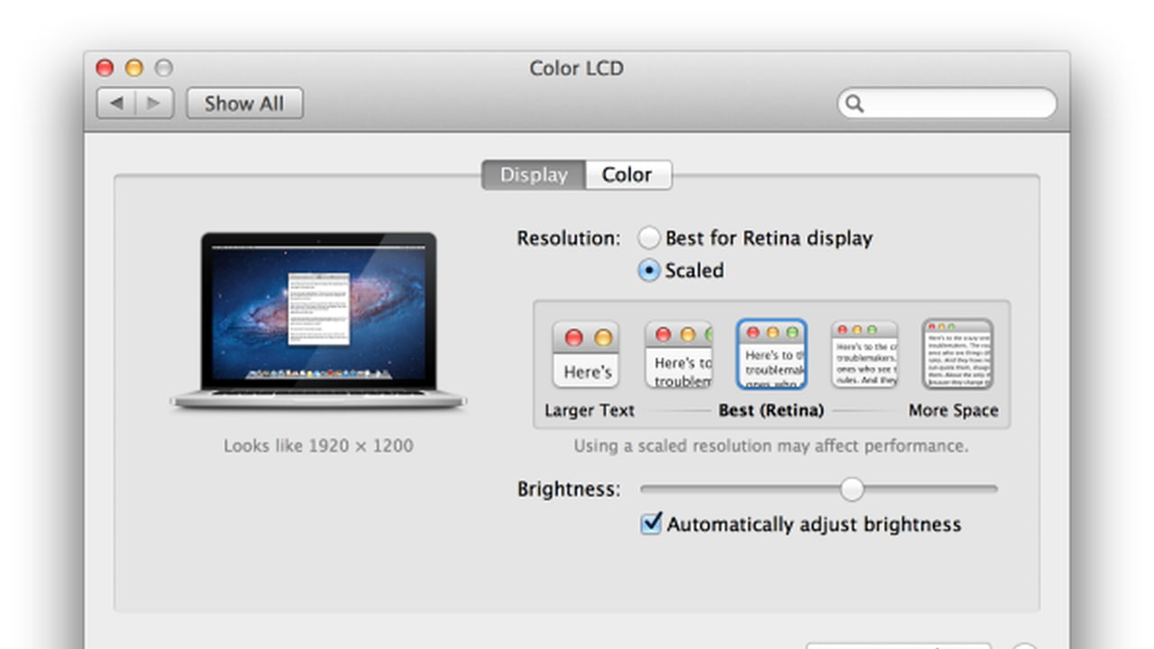Retina Display MacBook Pro: Display Analysis [Charts] - iClarified