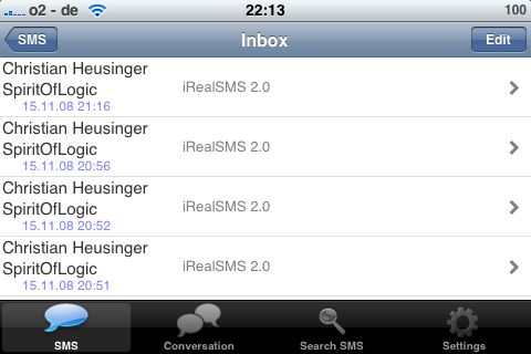 iRealSMS 2.0 for iPhone Is Now Available