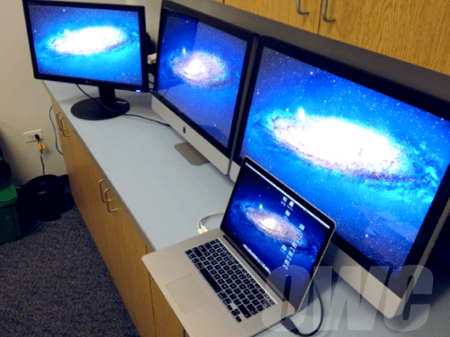 Retina Display MacBook Pro Can Run Three External Displays [Photo]