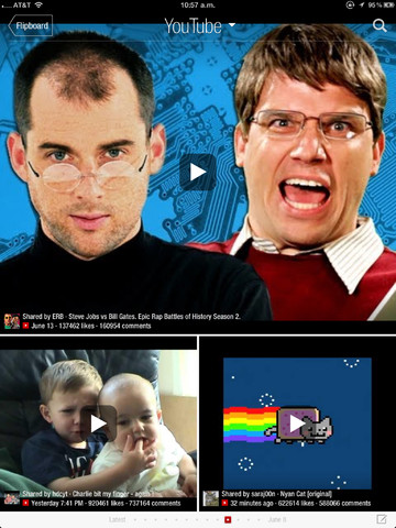 Flipboard Gets Google+ and YouTube Integration