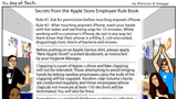 Secrets From the Apple Store Employee Rule Book [Joy of Tech]