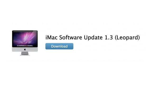 iMac Software Update 1.3 (Leopard)