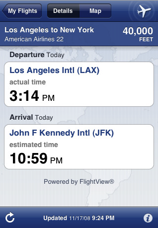 FlightTrack Released for the iPhone