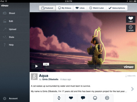 Vimeo iOS App Adds Initial URL Scheme Support