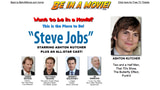 Be In the Steve Jobs Movie With Ashton Kutcher