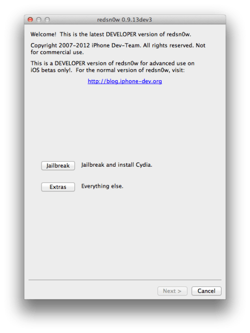 iPhone Dev-Team Updates RedSn0w to Jailbreak iOS 6 Beta 3