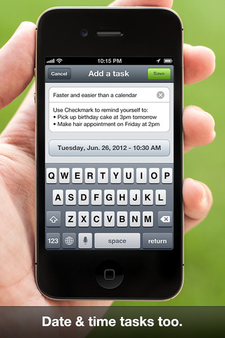 Checkmark Reminders App Released for iPhone